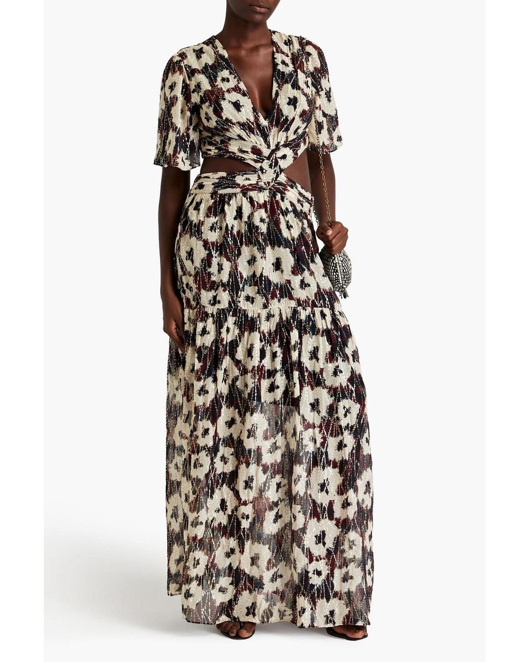 パーティードレス Printed Fil Coupe Cape Dress GUCCI Printed Fil Coupe Cape Dress | runwaycatalog | REVERSIBLE