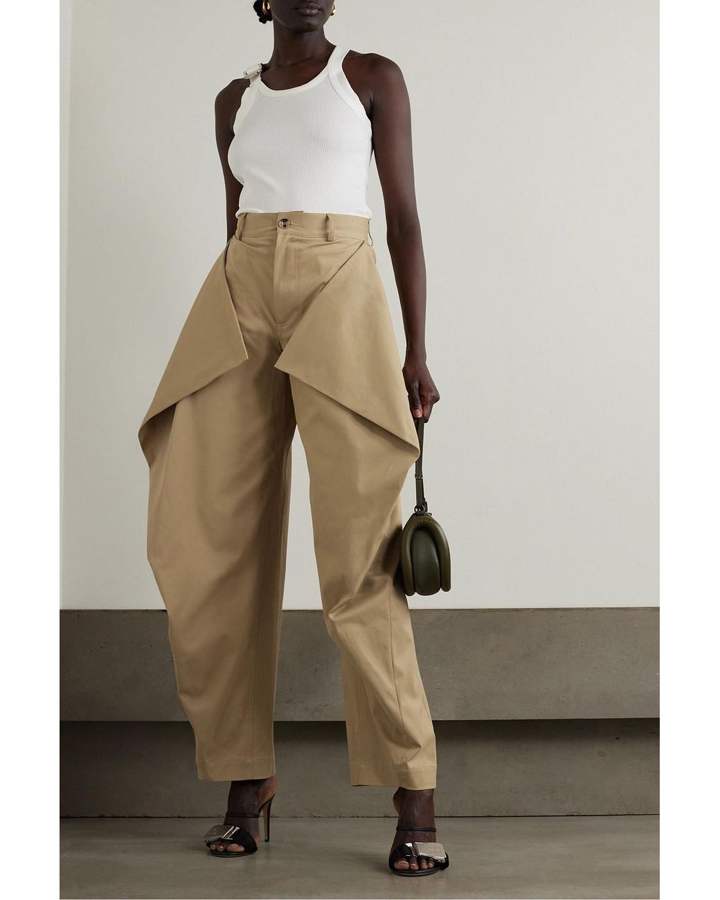 パンツ 23AW JW ANDERSON KITE PANTS JW Anderson Kite cotton-blend pants JW Anderson