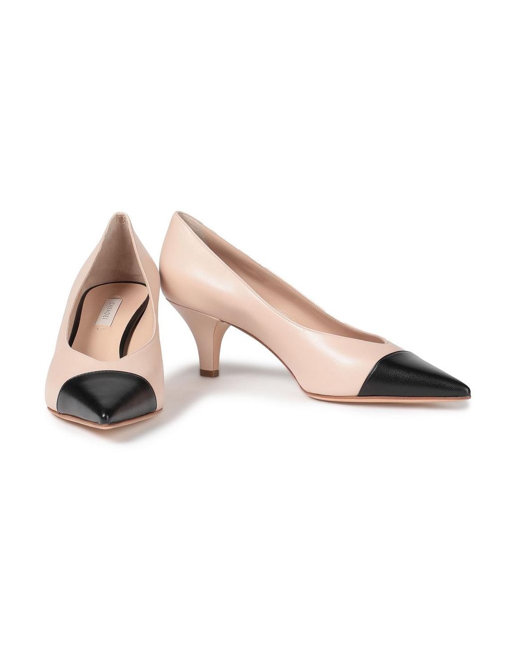 LauraVicci Heeled Slingback Pumps Two Toned Splicing India | Ubuy