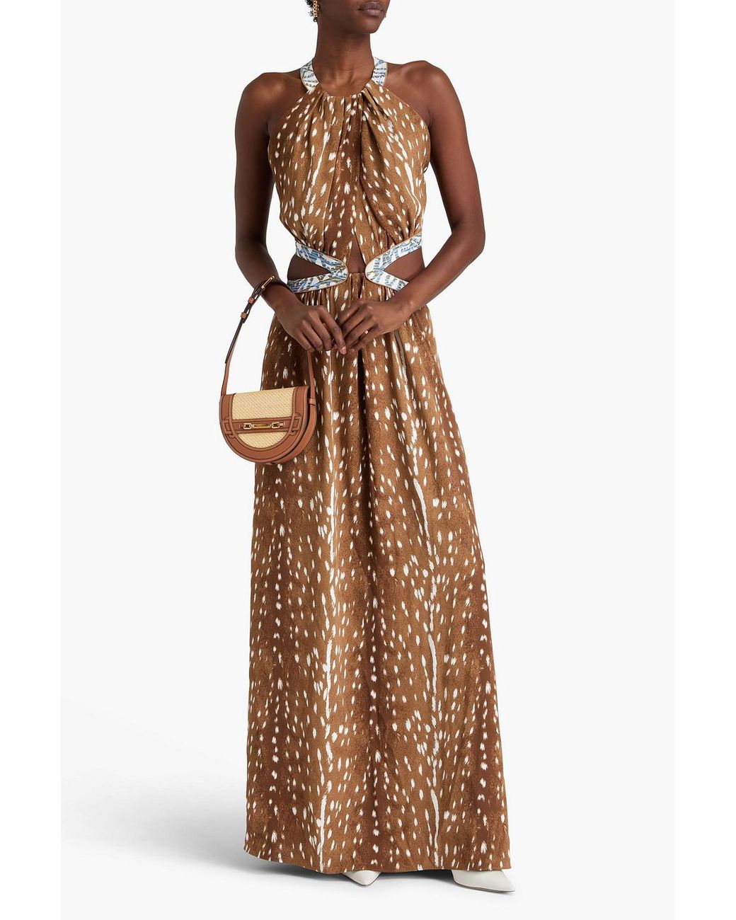 DIANE von FURSTENBERG ELIZABETH マキシドレス DIANE VON FURSTENBERG Elizabeth cutout cady maxi dress | THE