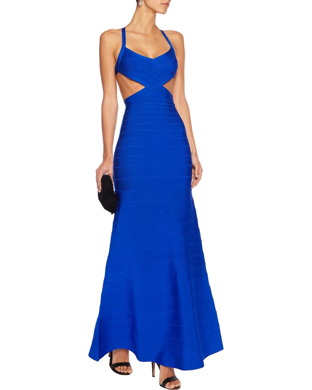 Herve leger navy gown cheap