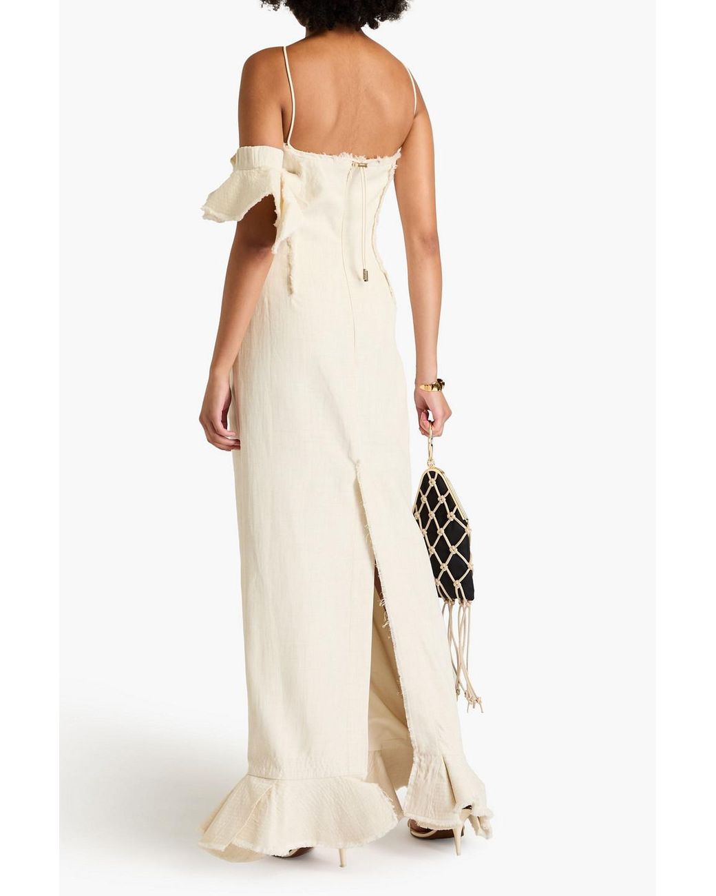 knee length dresses for ladies Spring 2018 Jacquemus by Simon Porte 'La Bomba' Closing Look Hoop Skir –  Shrimpton Couture