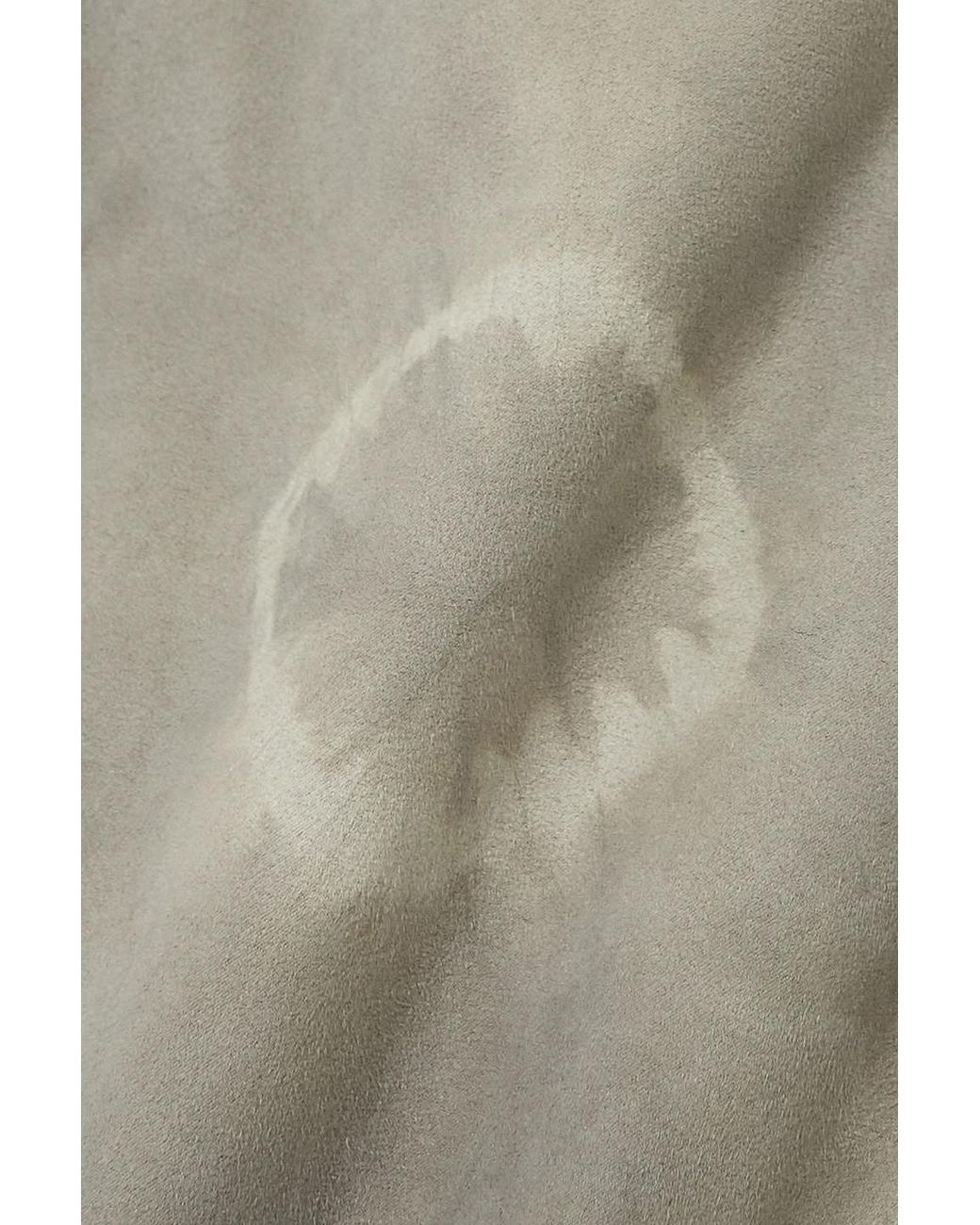 Conner Ives White Open-back Tie-dyed Faux Suede Midi Dress