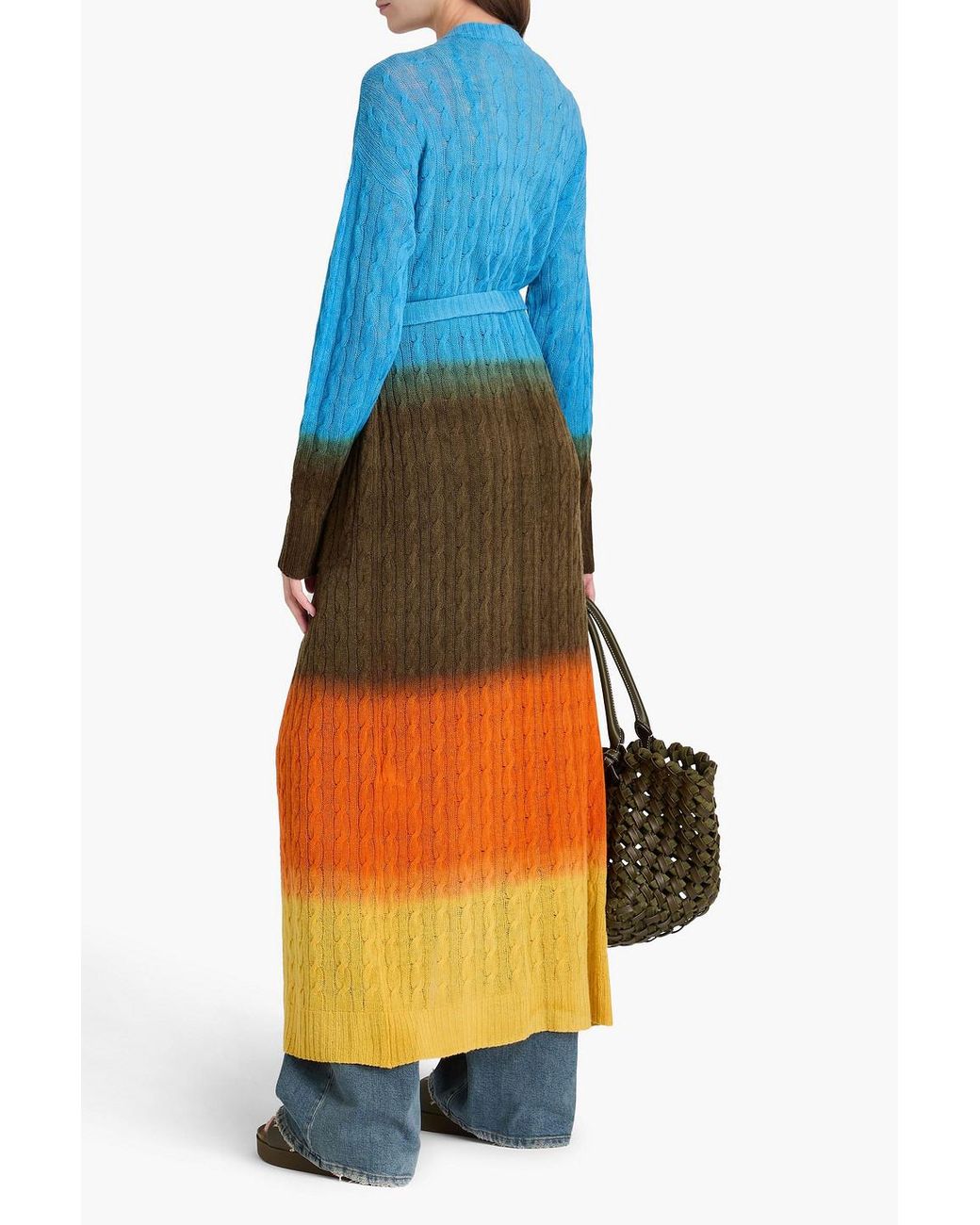 【送料&関税込】Etro Multicolor Wool Cardigan Oversized wool cardigan in multicoloured - Etro | Mytheresa