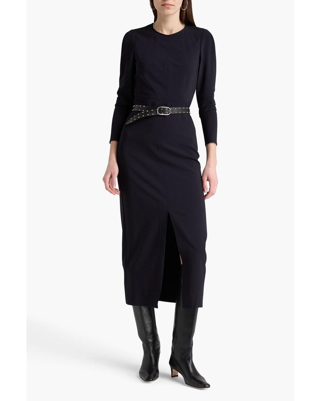 Isabel Marant Blue Minela Twill Midi Dress