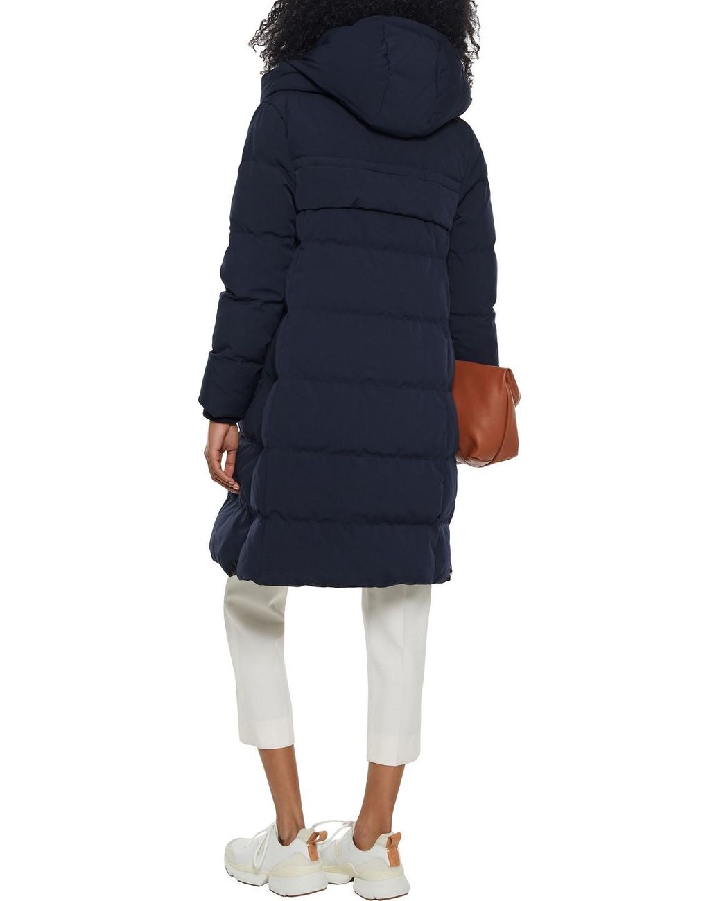 DKNY Synthetic Quilted Shell Hooded 