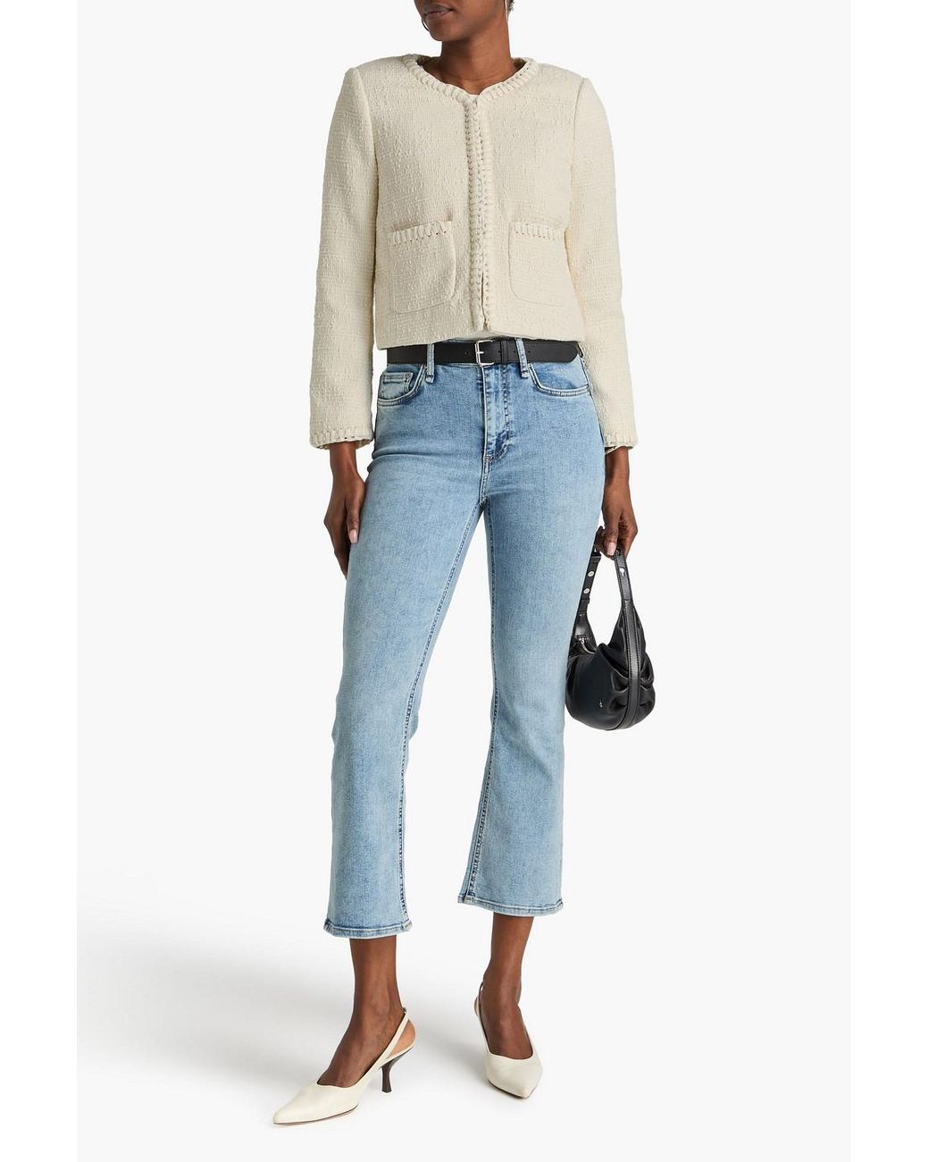 Rag & Bone Natural Cheyenne Tweed Jacket