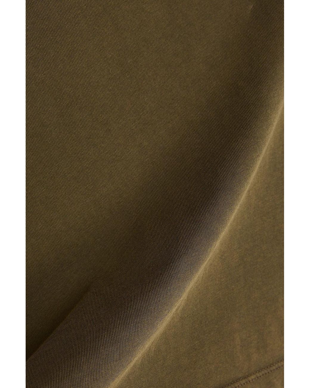 Sandro Green Cotton-Jersey T-Shirt for men