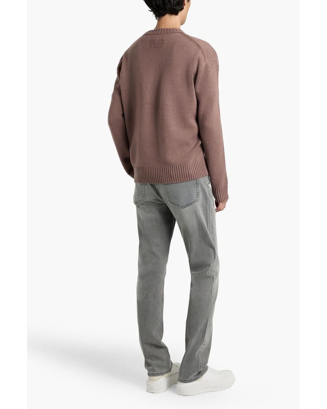 FRAME Gray Modern Straight Denim Jeans for men