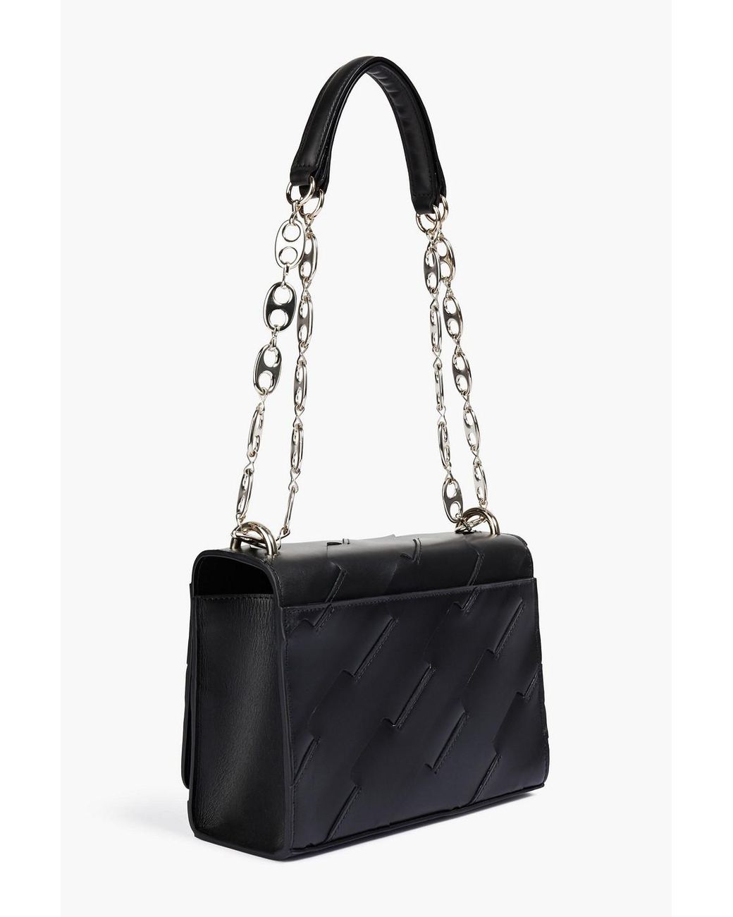 バッグ・カバンその他 Wallet On Chain - Rabanne - Leather - Black Paco Rabanne Woven Leather Shoulder Bag in Black | Lyst UK