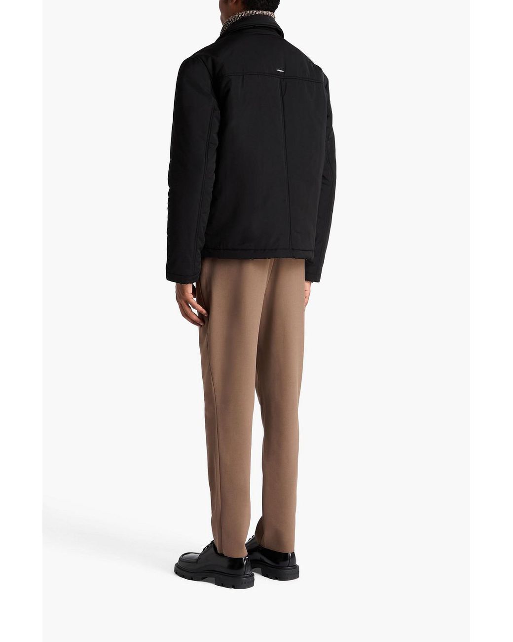 Sandro Black Shell Jacket for men