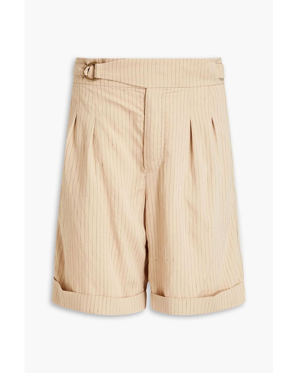 Nanushka Carsten pleated shorts - Green