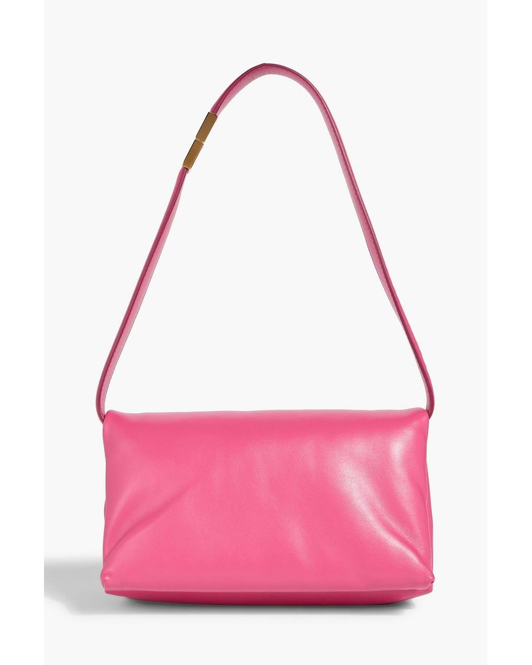 Marni Prisma Padded Leather Cross-Body Bag in Pink | Lyst