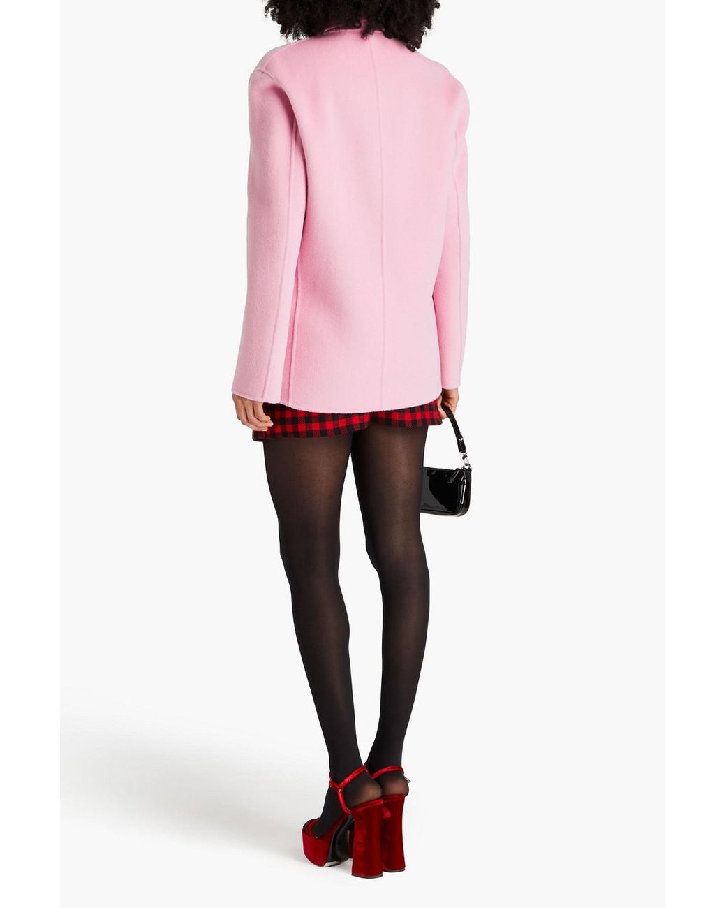 ジャケット PHILOSOPHY DI LORENZO SERAFINI Pink Wool Blazer Philosophy Di Lorenzo Serafini Double-breasted Wool-felt