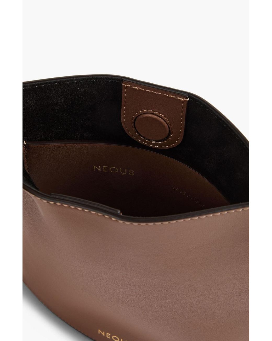Neous Brown Dorado Leather Shoulder Bag