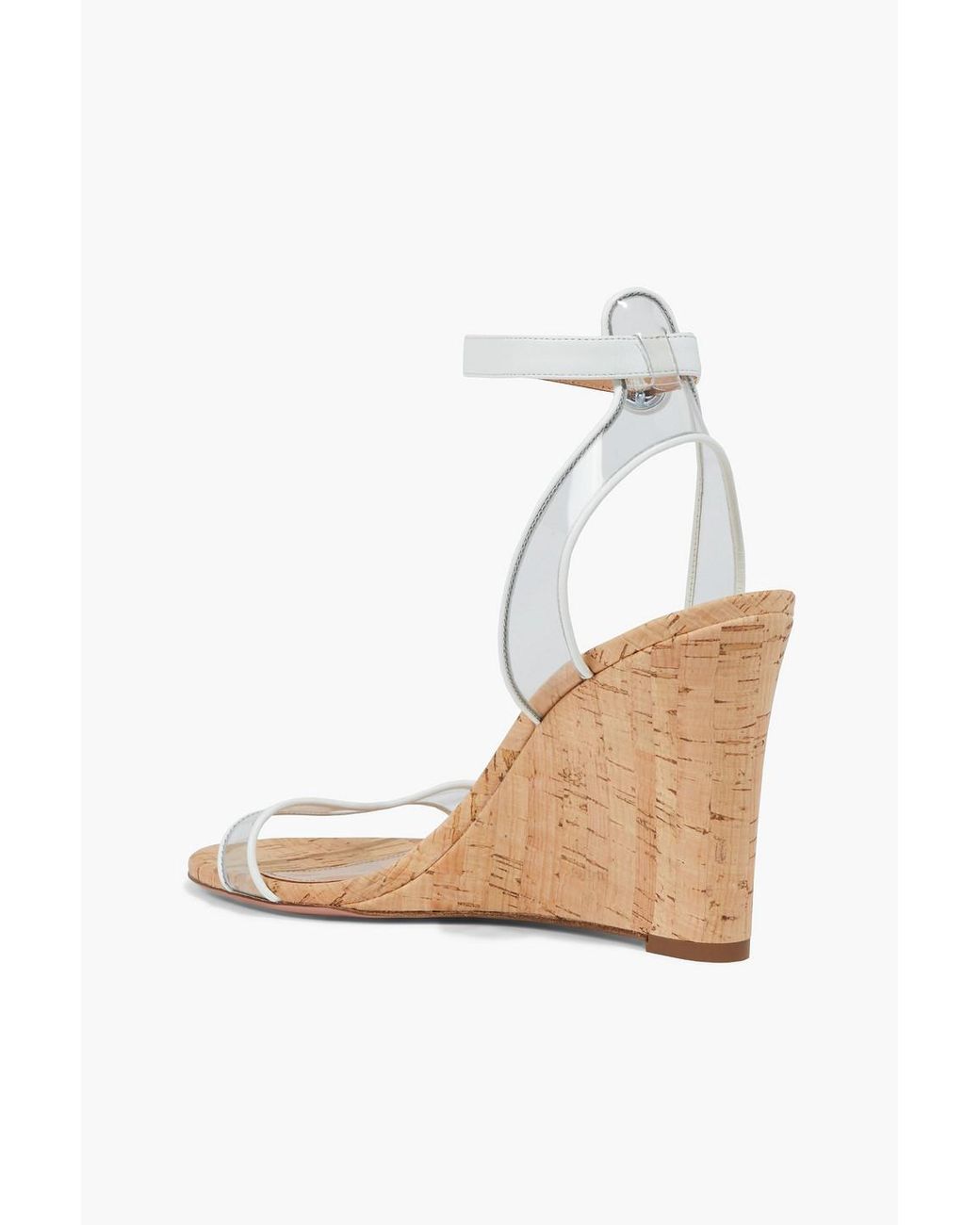Aquazzura Minimalist 85 Leather And Pvc 