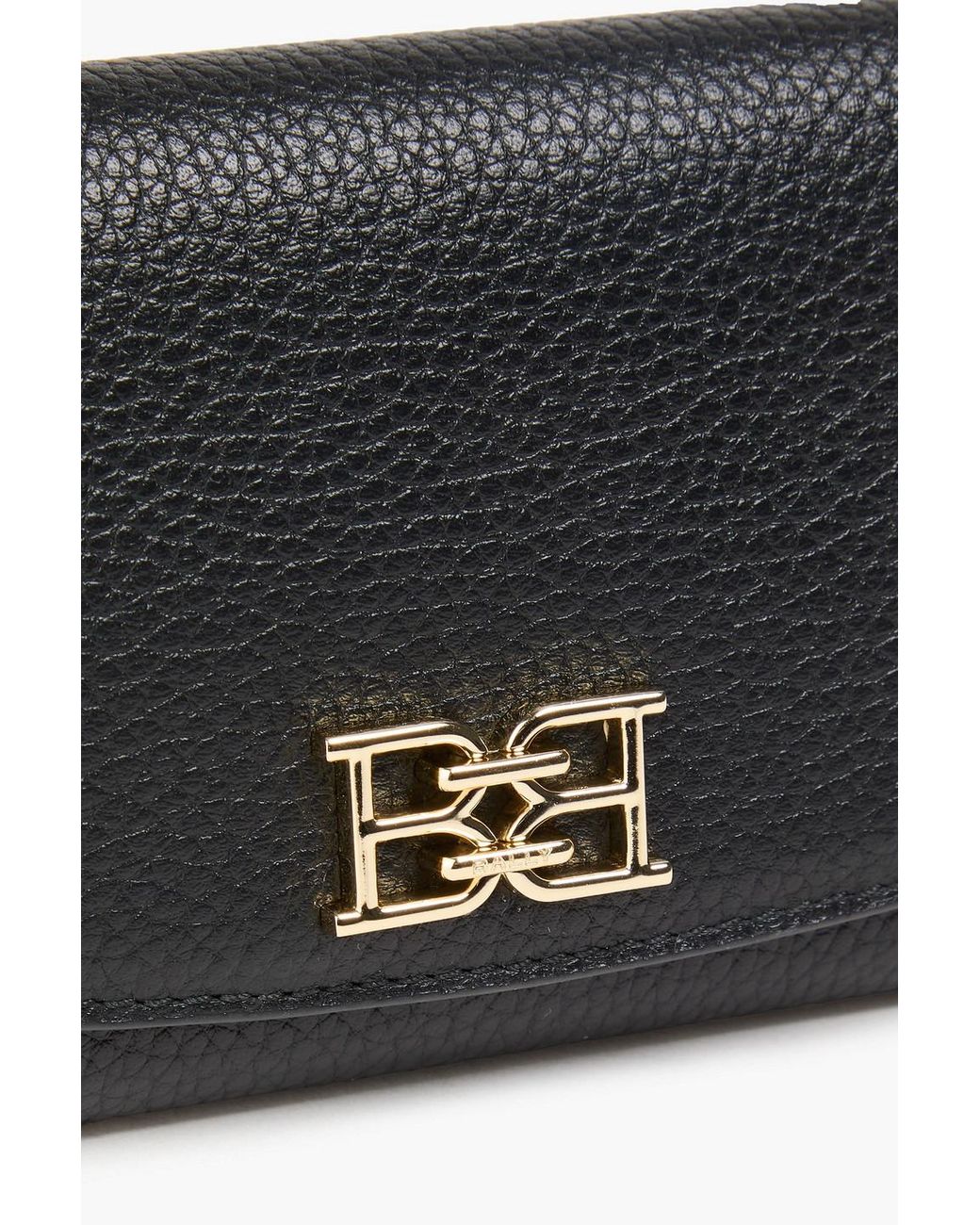Bally Black Pebbled-Leather Wallet