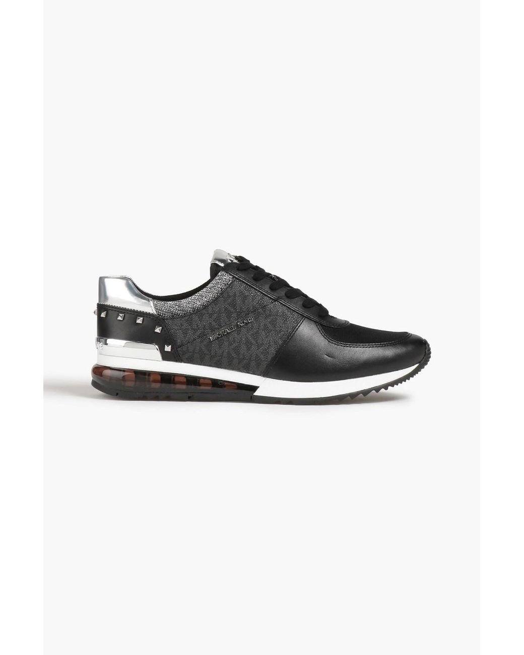 Allie leather and clearance canvas sneaker