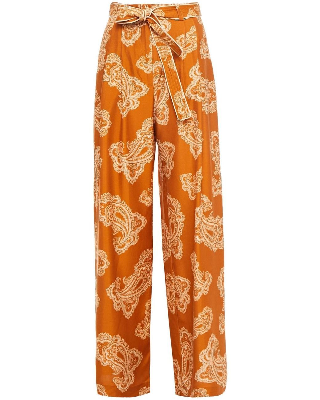 zimmermann crepe wide leg pants