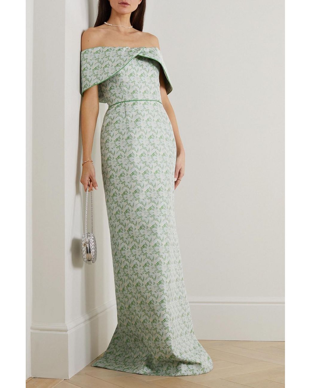 slim fit dress slacks Markarian - Green Women Party/Cocktail Dress main image 1