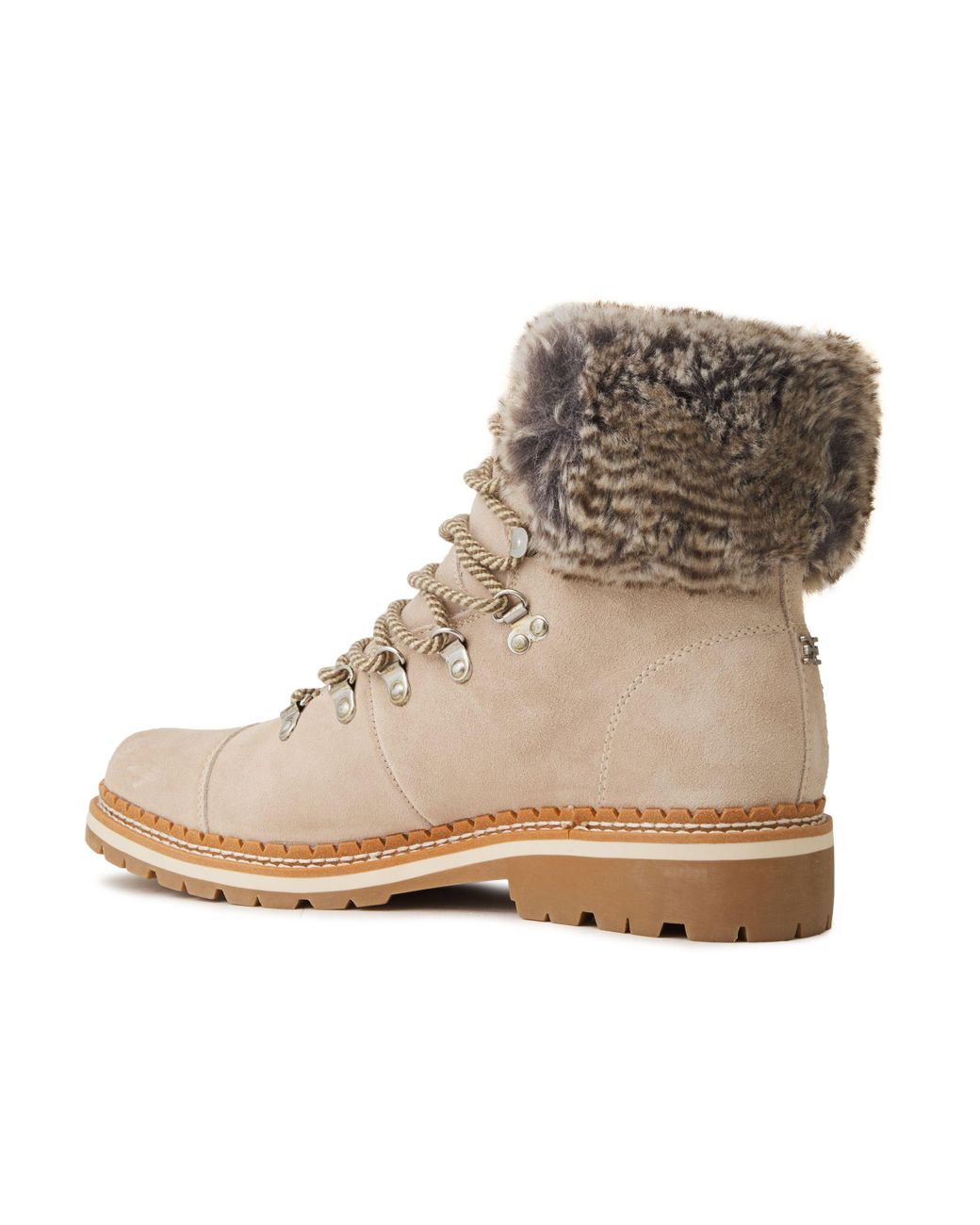 bowen faux fur trim bootie sam edelman