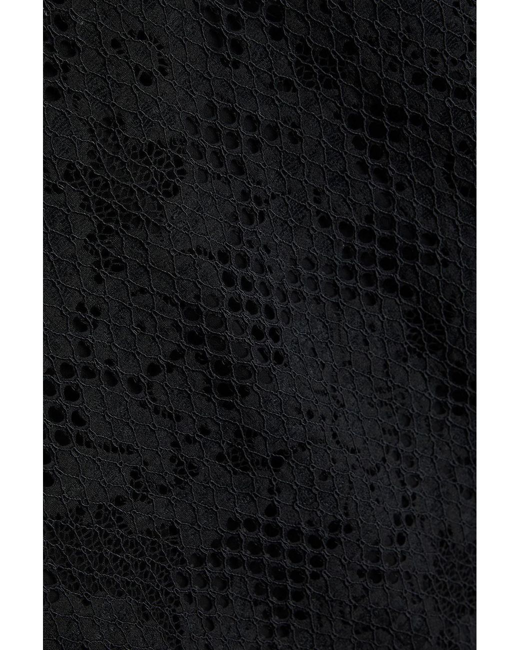 Rag & Bone Black Sammie Corded Lace Top