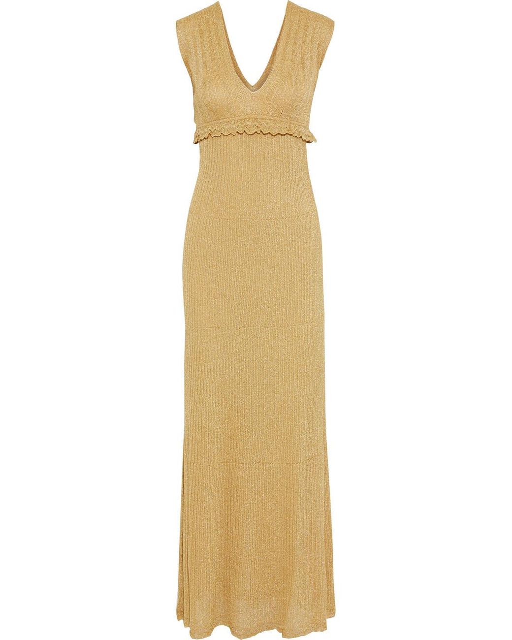 Missoni top gold dress
