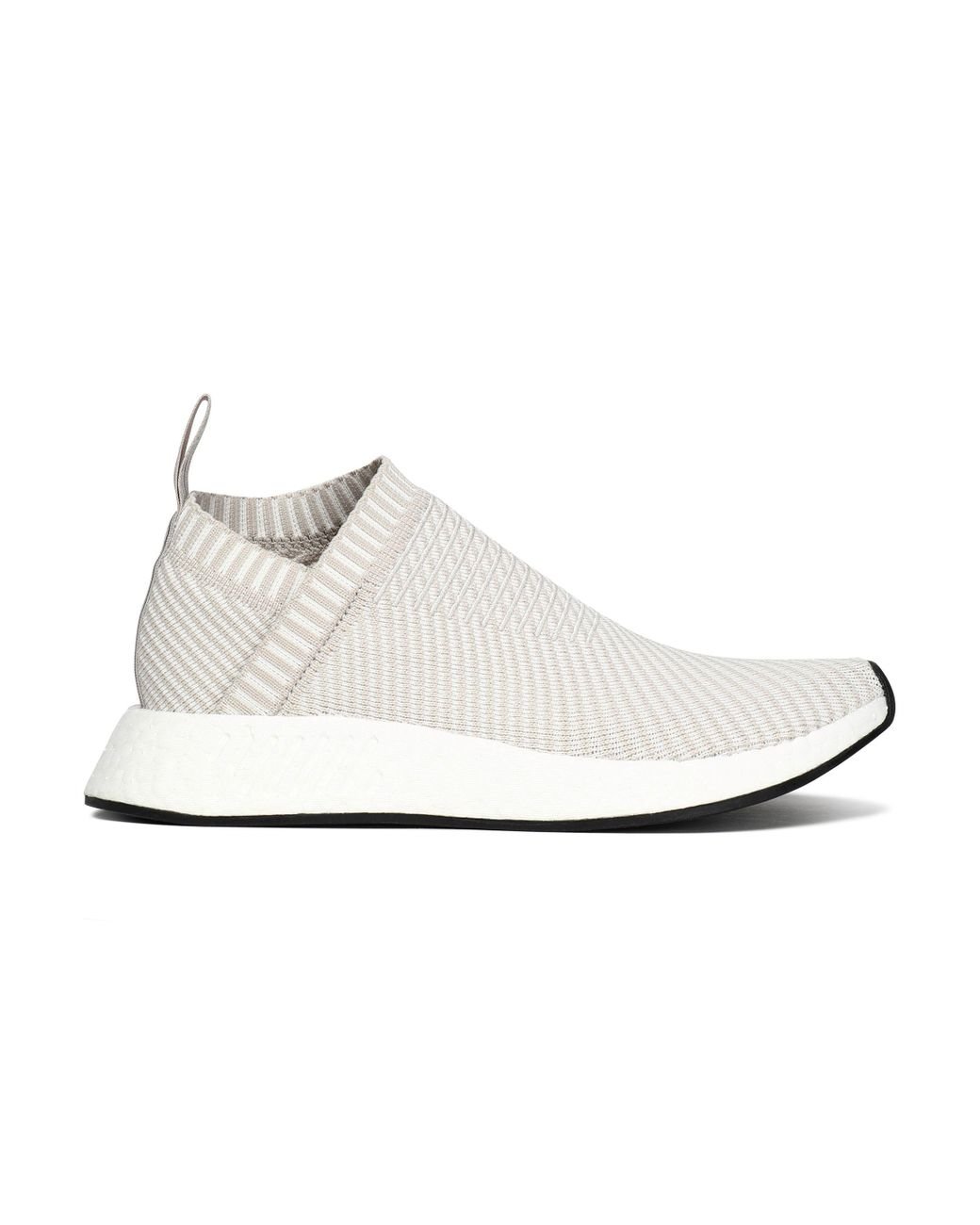 adidas Originals Stretch-knit Slip-on Sneakers Neutral White | Lyst UK