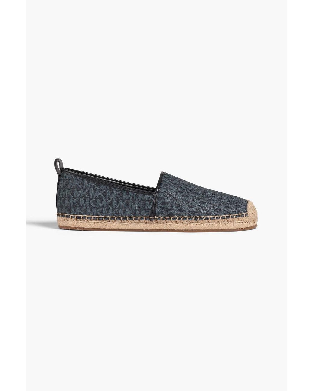 Michael Kors Logo print Faux Textured leather Espadrilles in Blue for Men Lyst UK
