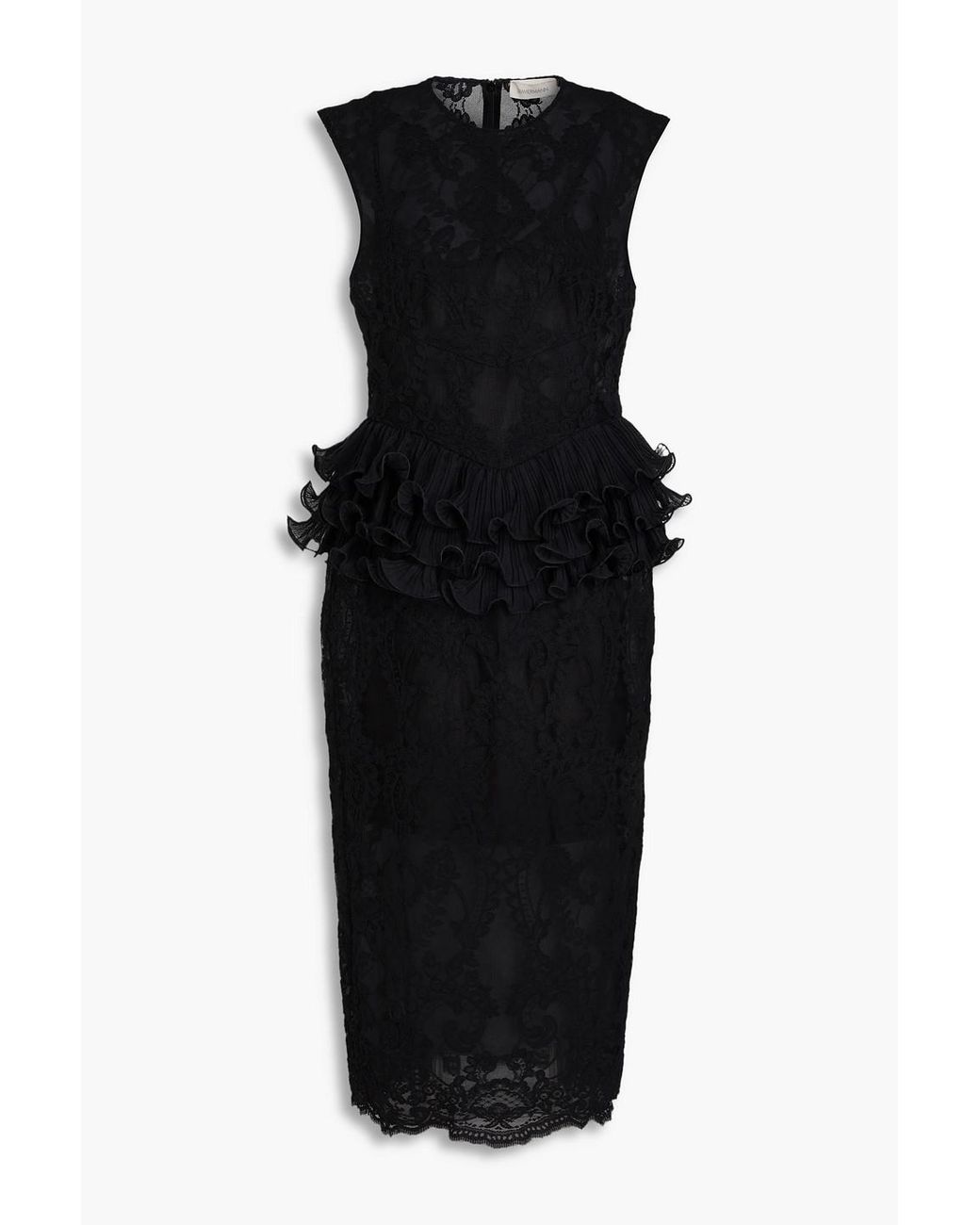 amazon black off the shoulder dress Lace inv-11 A Line Strapless Tiered UK Size:10
