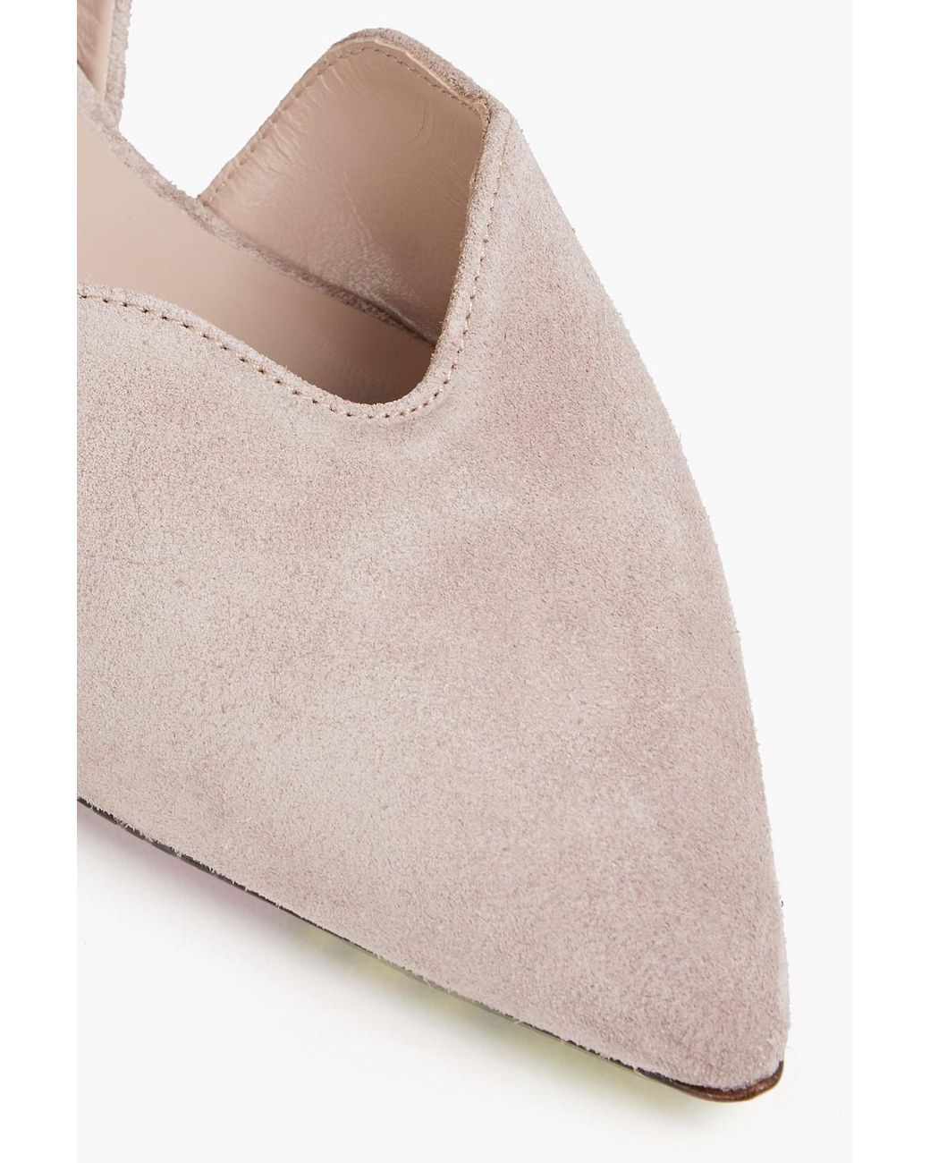 Paul Smith Viola Suede Slingback Flats in Pink | Lyst