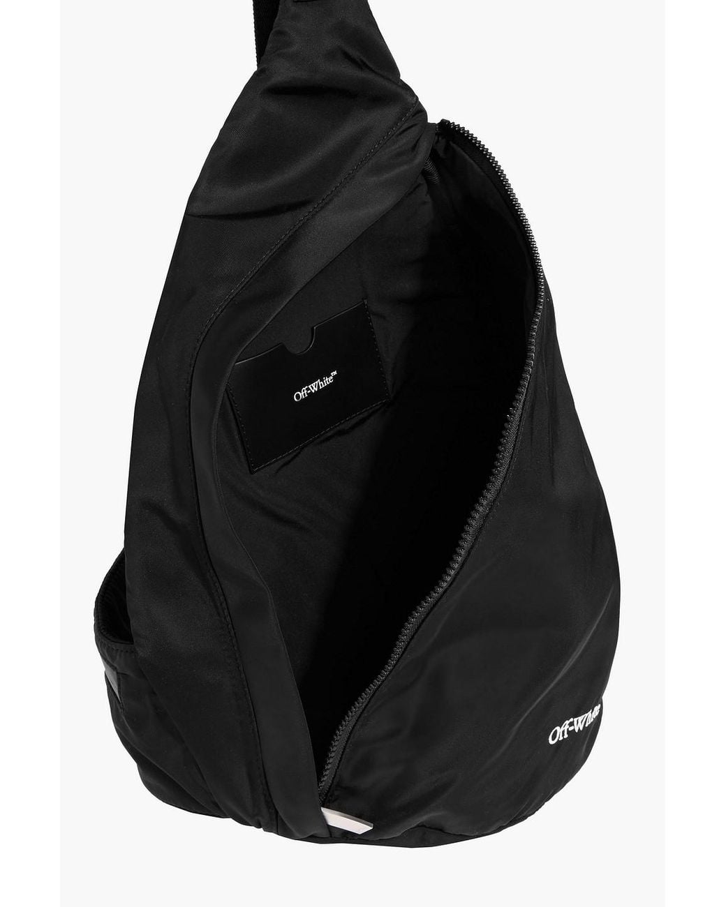Off-White c/o Virgil Abloh Black Printed Shell Backpack for men