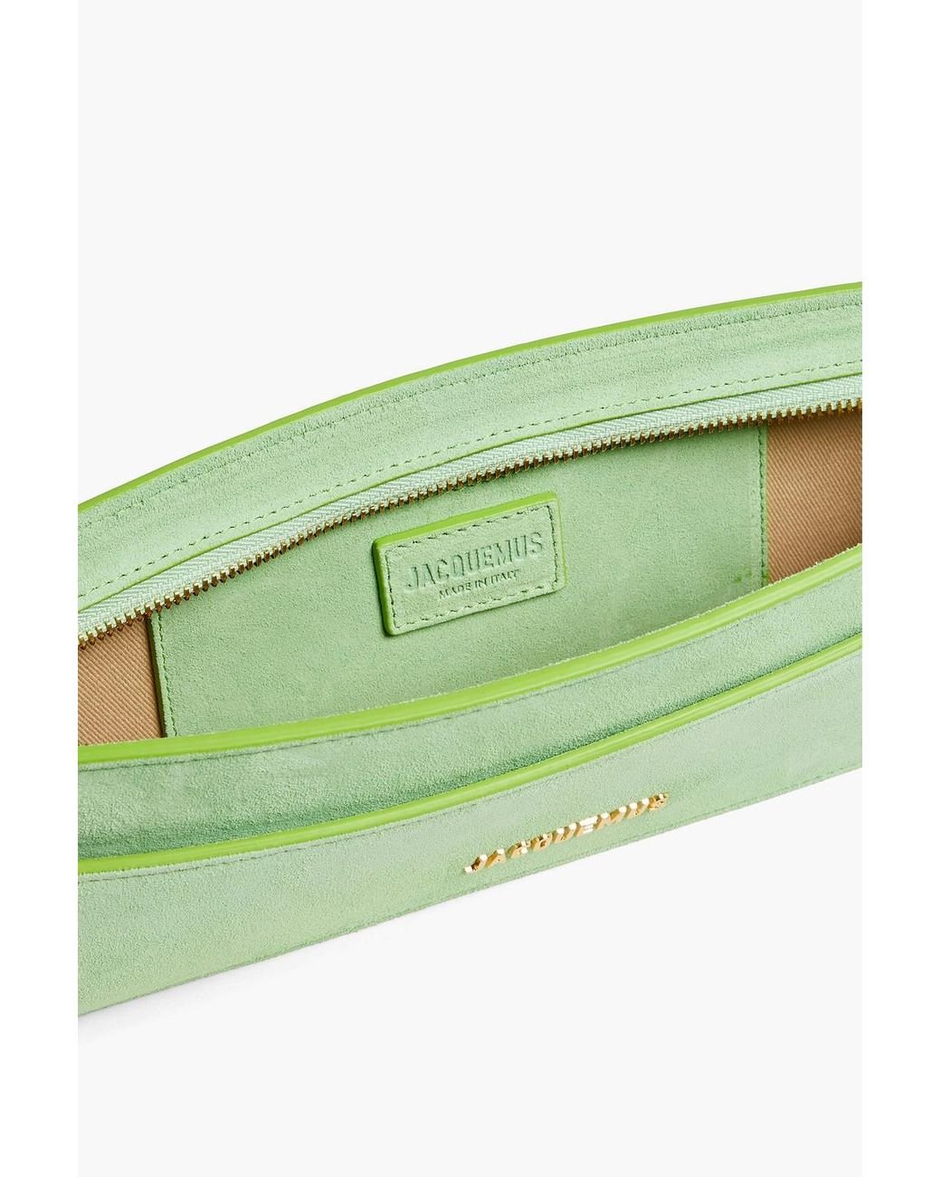 JACQUEMUS★Le Ciuciu スエード ショルダーバッグ グリーン 鞄 Jacquemus Le Ciuciu Suede Shoulder Bag in Green | Lyst