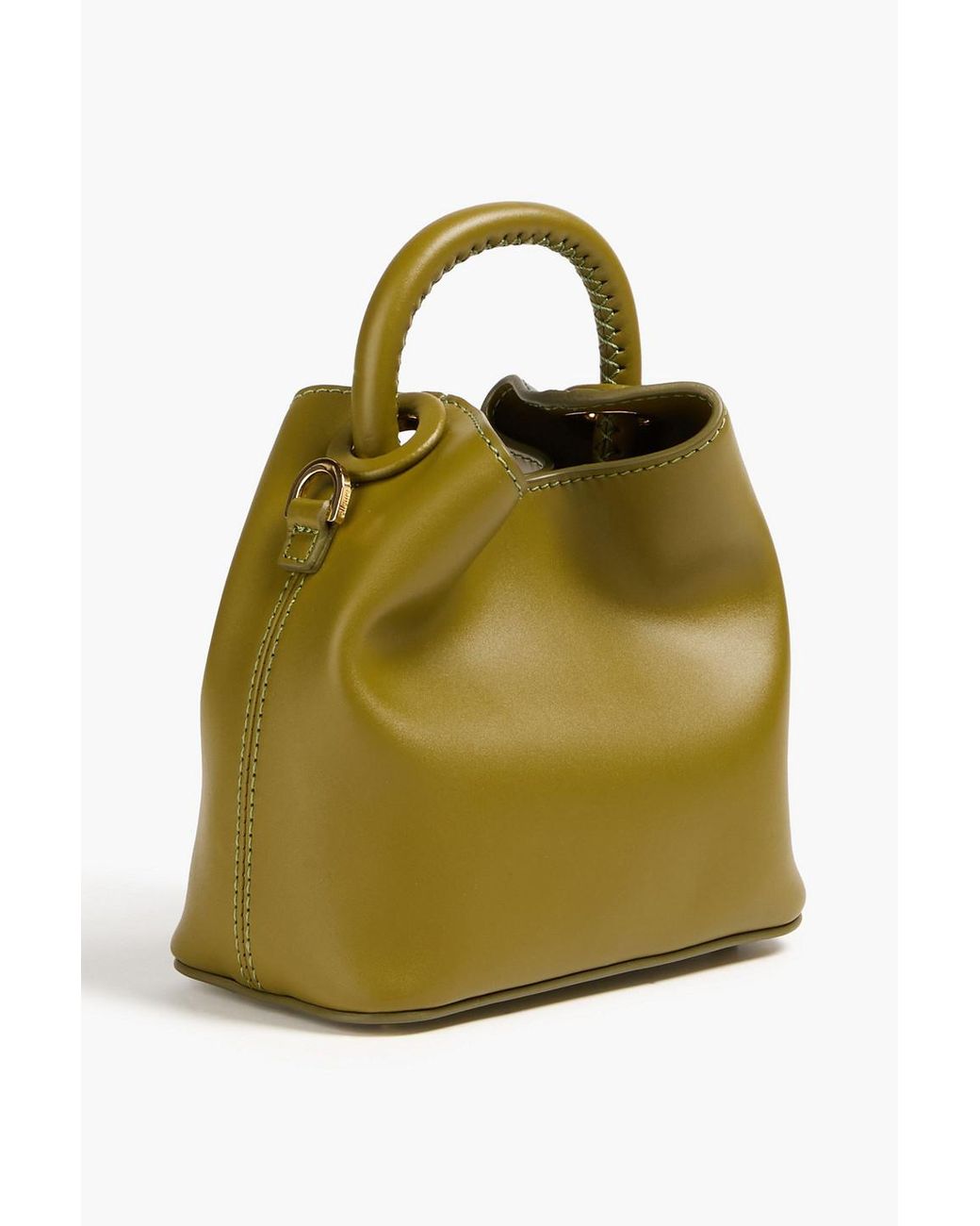 Elleme Madeleine Leather Tote in Green | Lyst Australia