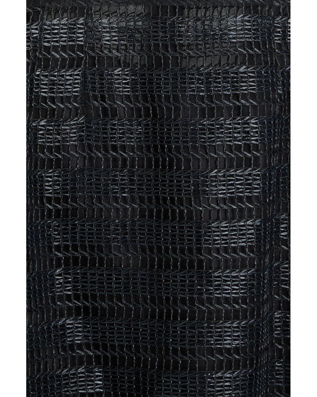 Dolce & Gabbana Black Tulle And Fishnet Dress