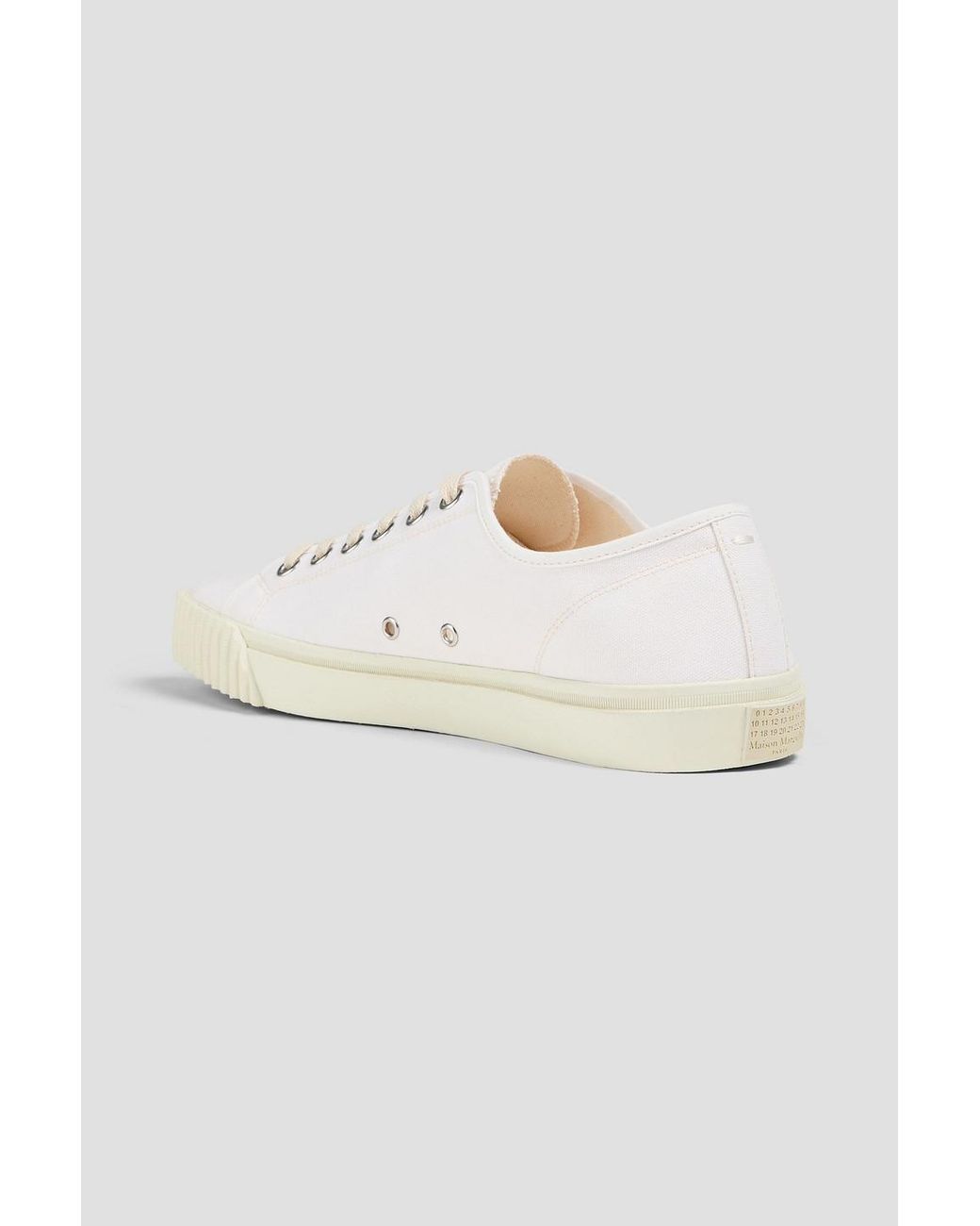 Maison Margiela White Tabi Split-Toe Canvas Sneakers for men