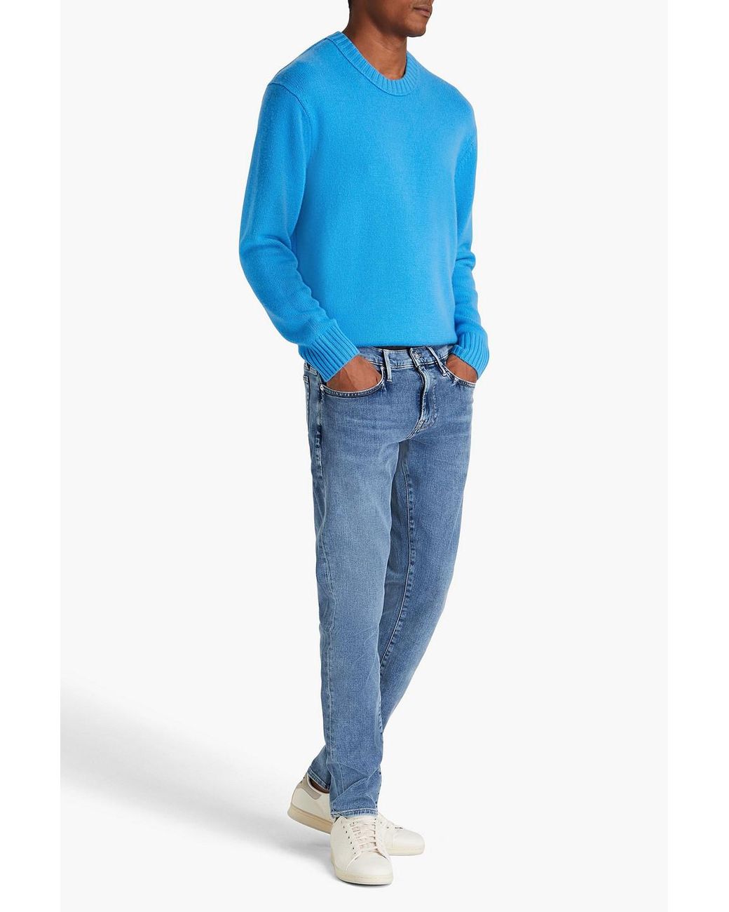 FRAME Blue L'homme Slim-fit Denim Jeans for men