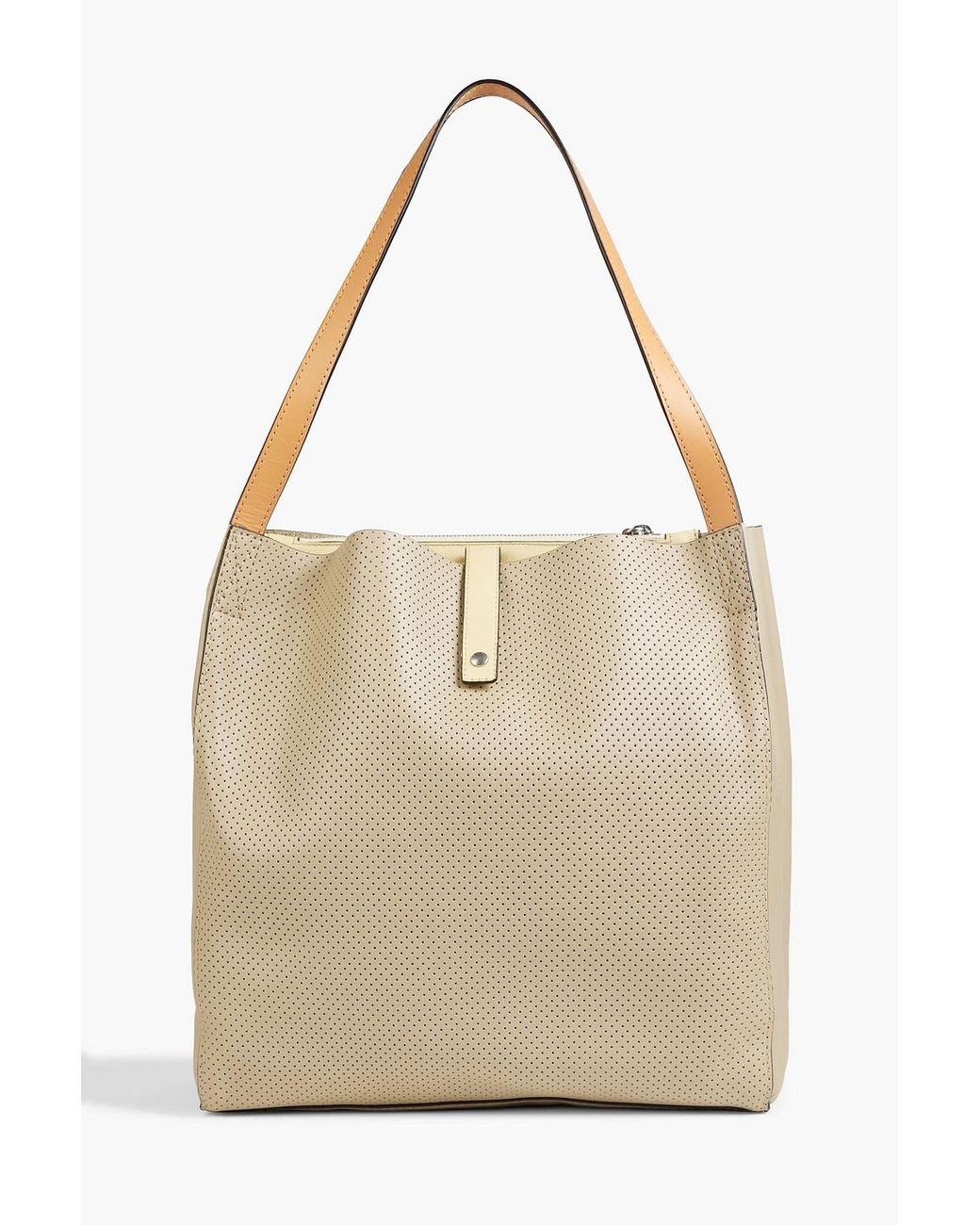 Rag & Bone Passenger Perforated Leather Tote in Natural Lyst