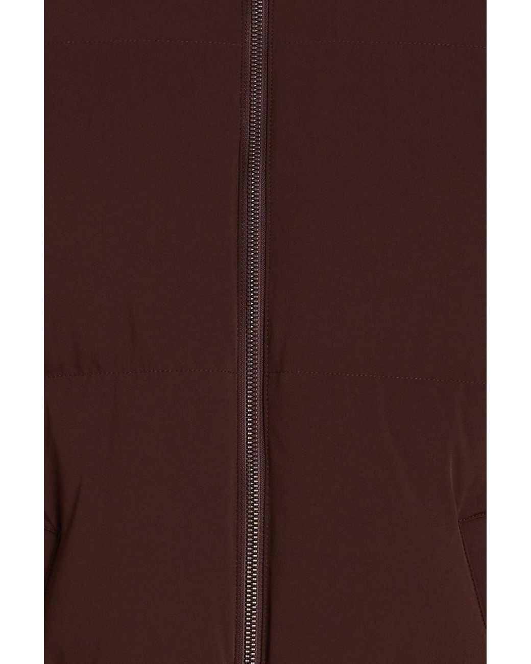 Sandro Brown Quilted Shell Jacket for men