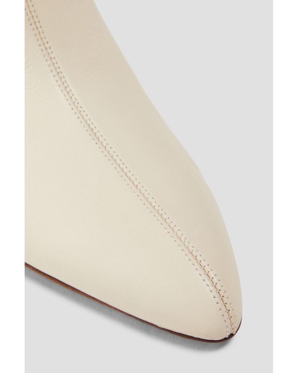 Zimmermann White Leather Ankle Boots