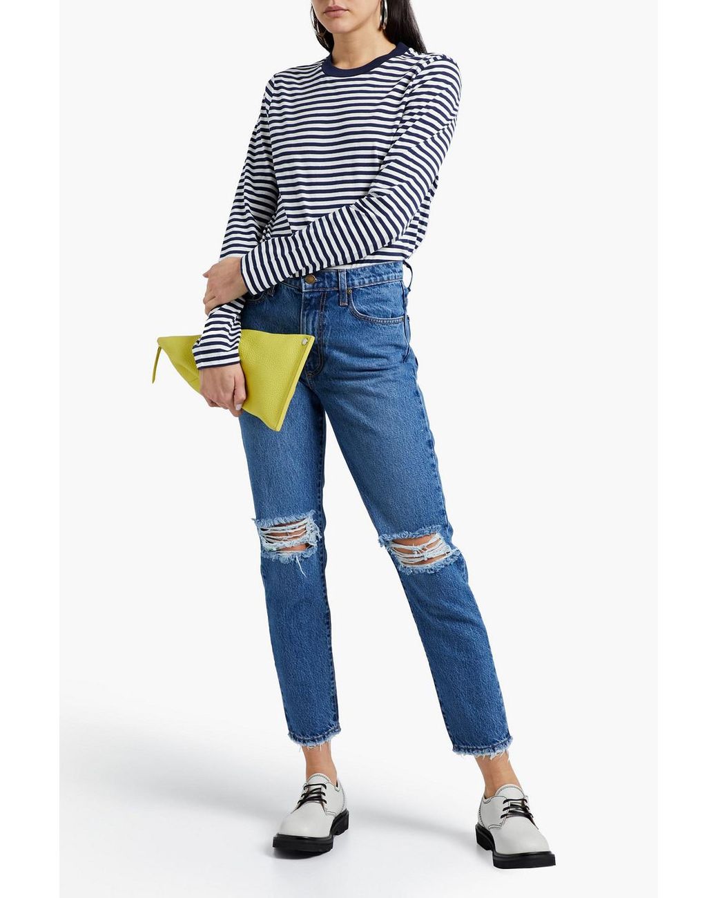 Nobody Denim Striped Organic Cotton 
