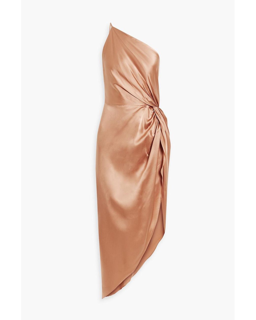 Michelle mason twist knot one shoulder dress sale