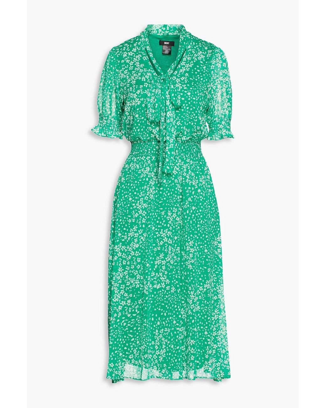 Dkny top green dress