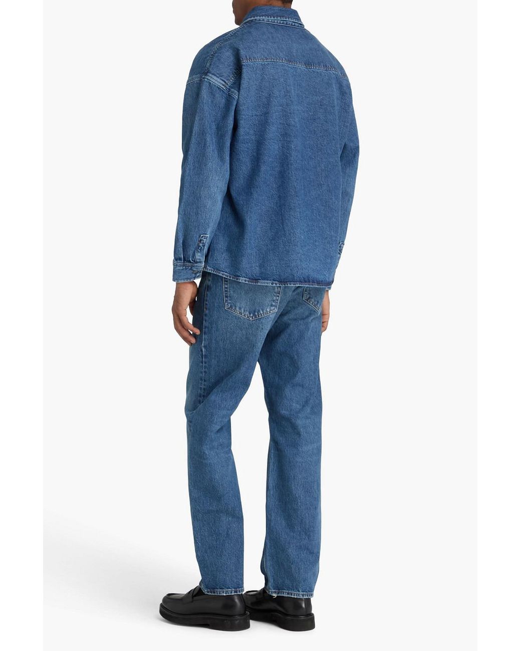 FRAME Blue Denim Shirt for men