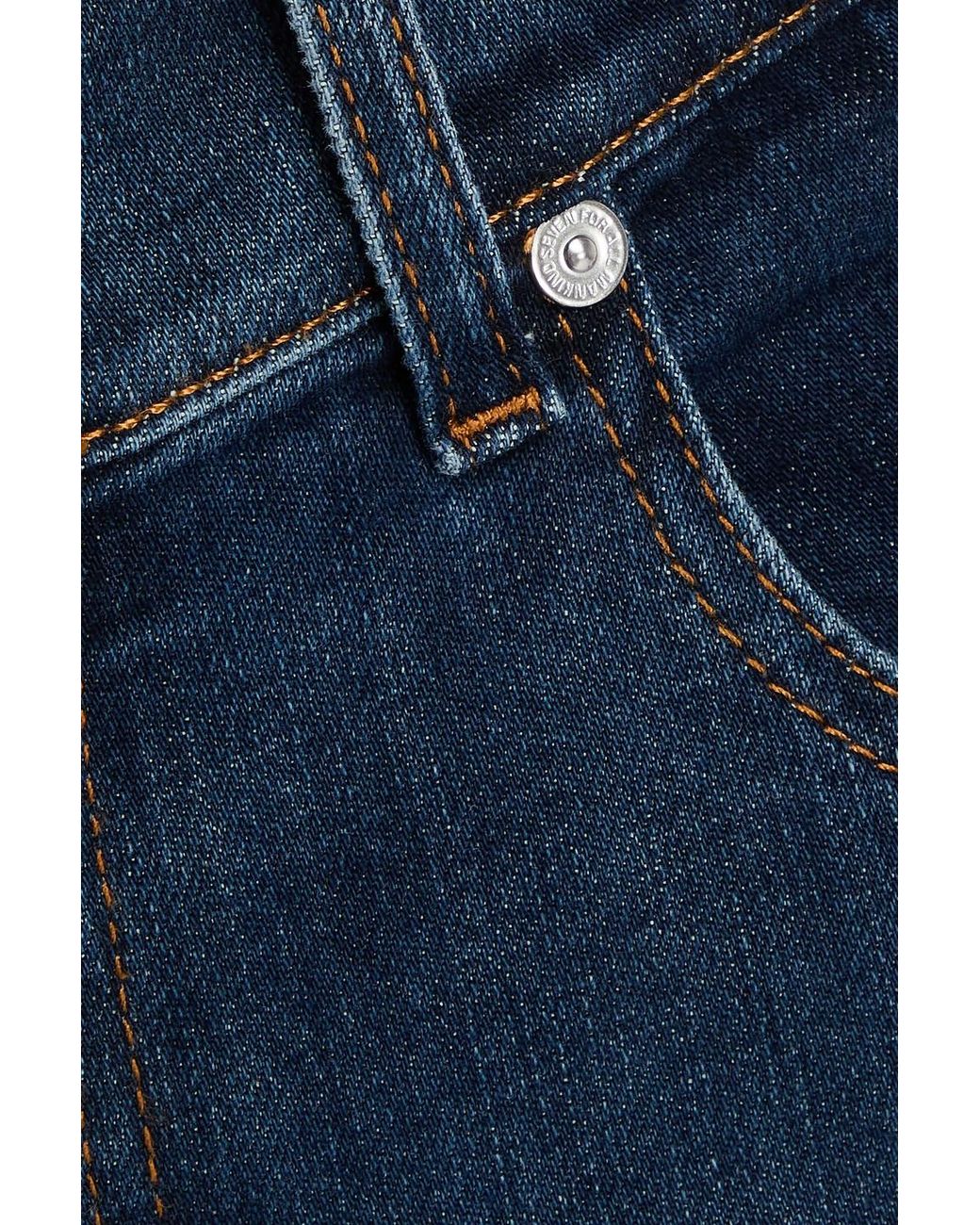 7 For All Mankind Blue Denim Jeans for men