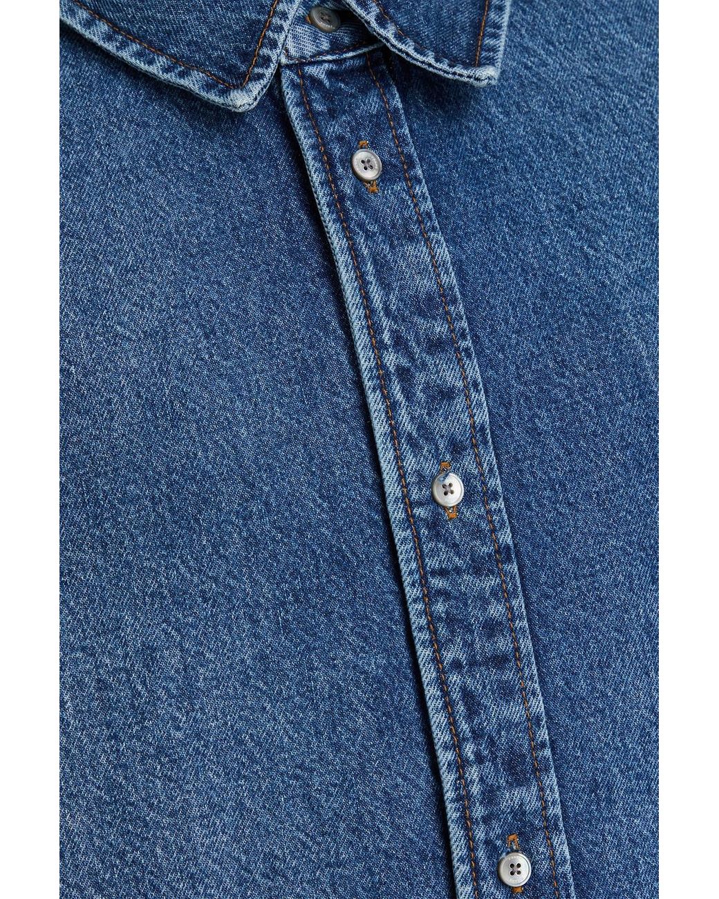 FRAME Blue Denim Shirt for men