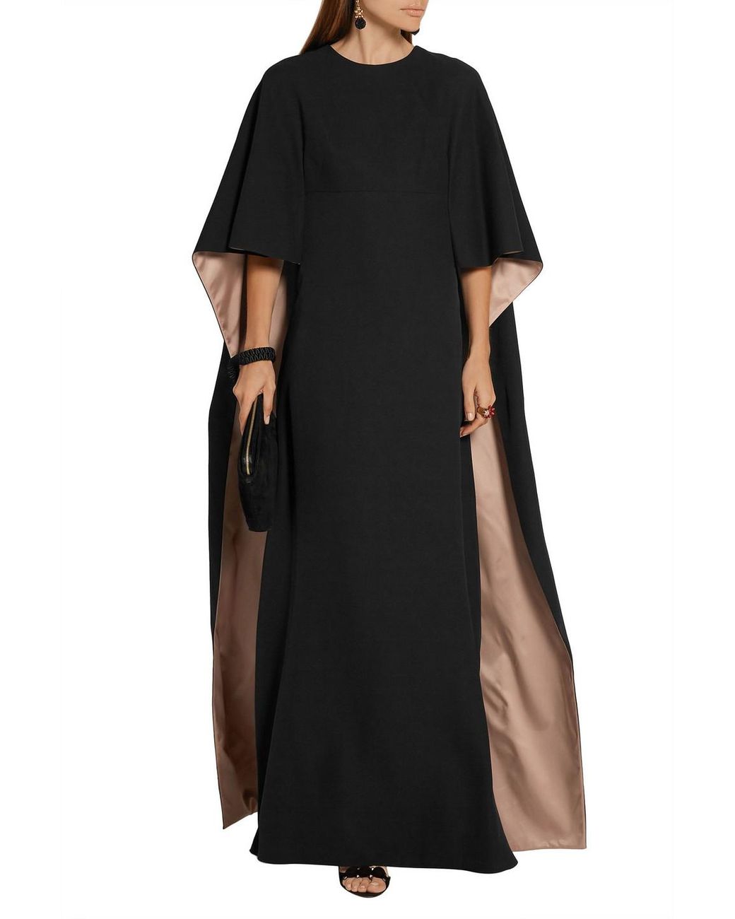 black cape gown