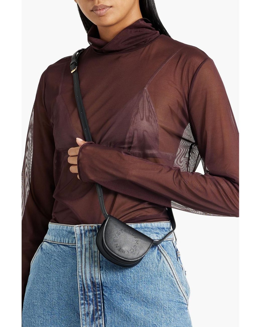 Stella mccartney denim belt bag new arrivals