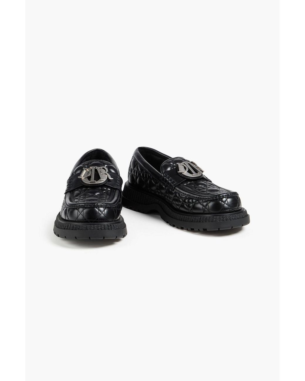 Christian Dior Quilted Black Buffalo Leather Loafers - NWT Dior | Shoes | Dior Mens Shoes | Poshmark main image 2