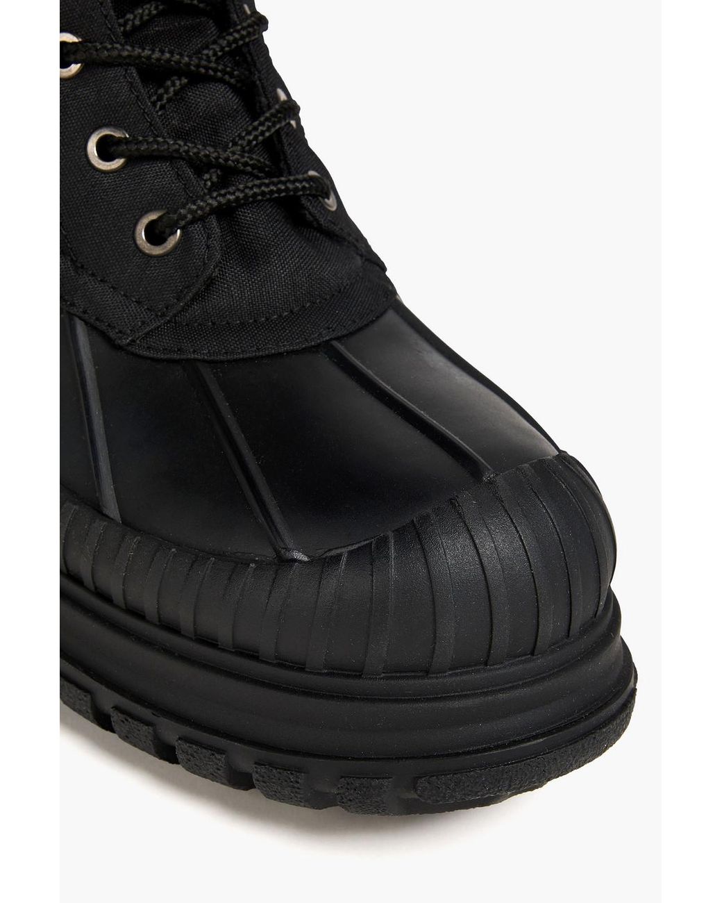 Ganni Canvas Ankle Boots in Black Lyst UK